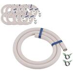 【まとめ買い】  都市ガス用ガスホース 10本 ゴム管 13mm 呼び径 日本製 安全 タケノコ 劣化交換 GAONA(ガオナ)