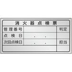 消火器点検票ステッカー 1回用 ユニット