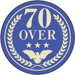 ヘルメットステッカー OVER70 ユニット