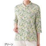 822103 7分袖ロングファスナー持ち手リングTシャツ ケアファッション