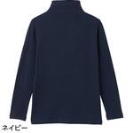 821720 綿ガーゼボトルネックTシャツ ケアファッション
