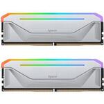 NOX RGB DDR5-6400MHz デスクトップ用 288pin 32GBx2 1.35V CL36-48-48-104 シルバー 3年保証 Apacer
