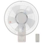 扇風機 壁掛け扇風機 お手入れ簡単モデル dcモーター 左右首振り リモコン 風量3段階 切タイマー YAMAZEN(山善)