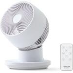 サーキュレーター 上下左右首振り dcモーター 帯電防止 PD対応 ～20畳 リモコン 風量7段階 静音 お手入れ簡単 コンパクト 分解 YAMAZEN(山善)