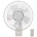 扇風機 壁掛け扇風機 お手入れ簡単モデル 左右首振りリモコン 風量3段階 切タイマー YAMAZEN(山善)