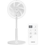 扇風機 DCモーター 30cm PD対応 リビング扇風機 dc扇風機 静音 リモコン 入切タイマー YAMAZEN(山善)