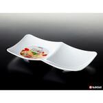 モルン二連角皿 ナカヤ化学産業