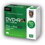 HDVD+R85HP10SC データ記録用 DVD+R ＜片面2層＞ 1回記録用 8.5GB  スピンドルケース HIDISC