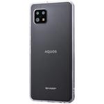 AQUOS sense6 SH-54B/SHG05 耐傷・耐衝撃ハイブリッドケース「CLEAR Tough」 ストラップホール付 LEPLUS
