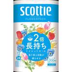 スコッティ フラワーパック2倍巻き 日本製紙クレシア
