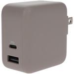 Power Delivery65W対応 USB Type-C×1ポート、USB Type-A×1ポート 合計最大63W AC充電器 MOTTERU