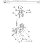 チェーンブロックCF030用パーツ 上下フック KITO(キトー)