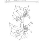 チェーンブロックCF050用パーツ 上下フック KITO(キトー)