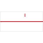 のし紙 祝 赤棒 横長中 (京) タカ印(ササガワ)