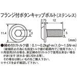 フランジ付ボタンキャップボルト K-CON(キタコ)