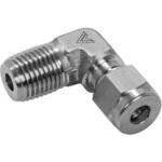 ニューV-Lok継手 エルボハーフユニオン(NPT)(ミリ) フジキン