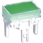 長角形照光ボタン(LB・超高輝度LED用)(輝度レベル1) NKKスイッチズ(日本開閉器)