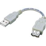 USB-SEA01 USB延長ケーブル A-A スイングコネクタ ベージュ エレコム