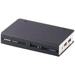 KVM-DVHDU2 PC切替器 ボックスタイプ PC2台 DVI対応 エレコム