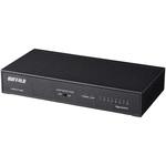 LAN HUB Giga 8ポート スイッチングハブ 電源内蔵 金属筐体 マグネット付 BUFFALO(バッファロー)
