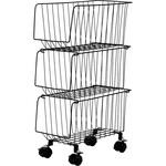 スタッキング式3段マルチ収納バスケット TAKAGI(高儀)