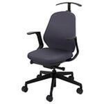 ワークチェアー ”トートバック” TBE型 肘付き ローバック・ハンガー付タイプ ナイキ