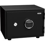 小型耐火金庫 顔認証/テンキー式 484×437×372mm ナイキ