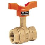 10K 青銅製 ファンコイルユニット用ロングネックボールバルブ(フルボア・ねじ込み形)(TLFTシリーズ) KITZ(キッツ)