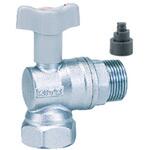 10K 黄銅・給湯機用チャッキ弁交換型給水バルブ・アングル形(S38Aシリーズ) KITZ(キッツ)