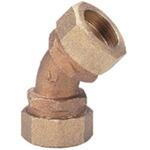 青銅製(KCPジョイント)水道用ポリエチレン管金属継手(45°エルボ) KITZ(キッツ)