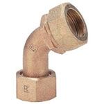 青銅製(KCPジョイント)水道用ポリエチレン管金属継手(60°ベンド) KITZ(キッツ)