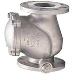 10K ステンレス鋼製空気抜き穴付ボールチャッキ(フランジ形・水平/垂直配管用)(10UFTEシリーズ) KITZ(キッツ)