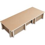 どこでもおうちベッド 6つ折りどこでもマットレスセット アキレス