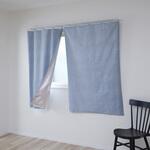 クール100 窓遮光・遮熱スクリーン ショート 145cm丈 アール