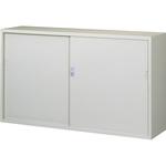 一般書庫 D400 ニューグレー色 5×3型引違書庫 ノーブランド