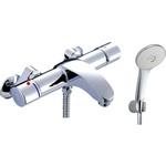 サーモスタット式シャワーバス水栓 アウゼ エコアクアシャワー(めっき仕様) INAX(LIXIL)