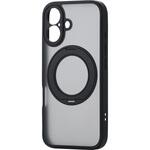 iPhone 16 ケース ハイブリッド 衝撃吸収 MAGKEEP 磁力吸着ワイヤレス充電対応 回転式スタンド付 エレコム