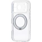 iPhone 17 Pro ケース ハイブリッド 衝撃吸収 MAGKEEP 磁力吸着ワイヤレス充電対応 回転式スタンド付 エレコム