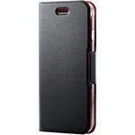 iPhone SE 第3世代/SE 第2世代/8/7 用 ケース カバー レザー 手帳 マグネット フラップ 耐衝撃 軽量 薄型 エレコム