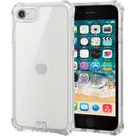 PM-A22SZEROT2CR iPhone SE 第3世代/SE 第2世代/8/7 用 ケース カバー ハイブリッド フォルティモ ZEROSHOCK エレコム