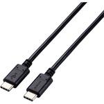 USBケーブル C-C Type-Cケーブル 充電/データ転送用 PD対応 最大100W 5A USB2.0 コンパクトコネクタ エレコム