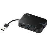 LANアダプター内蔵3ポートUSB2.0ハブ サンワサプライ