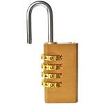 12731 ダイヤル可変式錠(黄銅) セーフラン安全用品