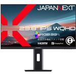 23.8型/2560×1440/HDMI×1、DP×1/ブラック/スピーカー有/2年保証 JAPANNEXT