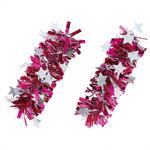 キラキラパッチンリストバンド 2個組 桃/銀 アーテック[学校教材・教育玩具]