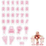 おなまえジオラマアクリルスタンド 数字セット アーテック[学校教材・教育玩具]