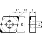 チップ 2QP-CNGM-HF タンガロイ