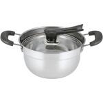 リターナ IH対応 ふきこぼれにくい鍋 18cm ガラス蓋 カクセー