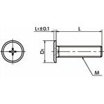 十字穴付き超極低頭ボルト NBK(鍋屋バイテック会社)