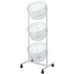 丸型投げ込みバスケット3段 ストア・エキスプレス